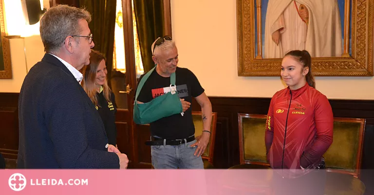 Ares López Gilart, la gimnasta lleidatana campiona a la Copa Catalana Sènior