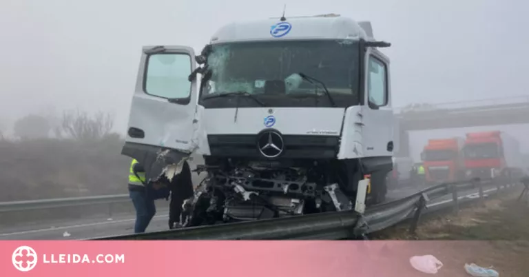 S'eleven a tres les morts en l'accident múltiple a Castelldans