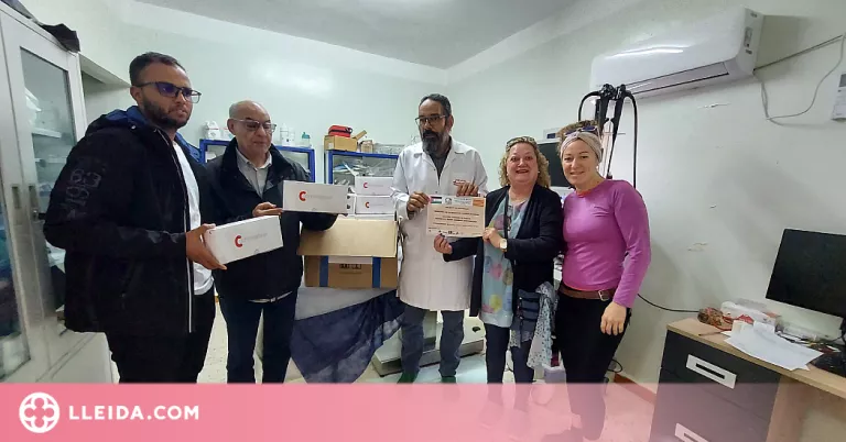 Una associació de Guissona viatja als campaments de refugiats sahrauís amb kits per a la detecció del càncer de Còlon