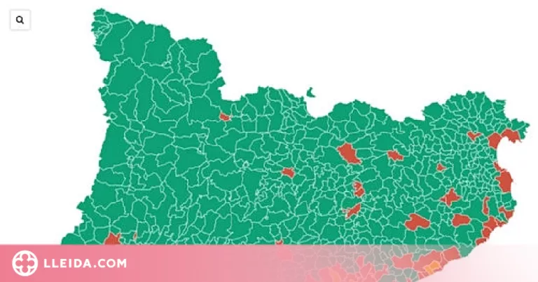 ℹ️ Mapa dels municipis afectats pel toc de queda del 7 al 20 de gener