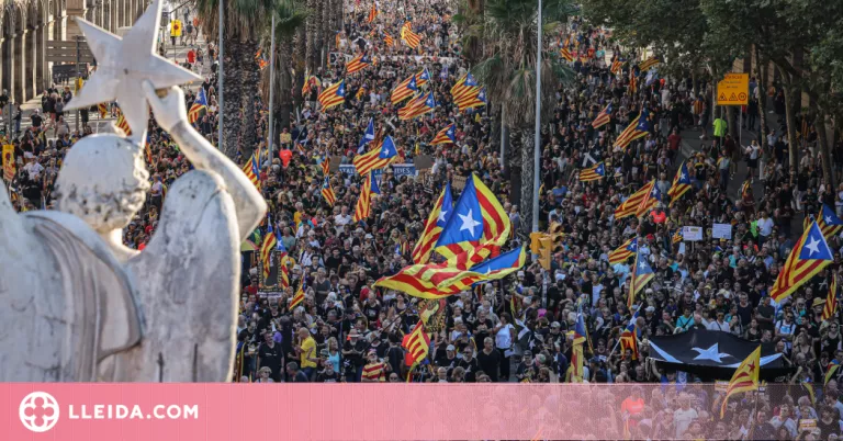 ⏯️ L'ANC xifra en 700.000 els assistents a la manifestació d'aquesta Diada