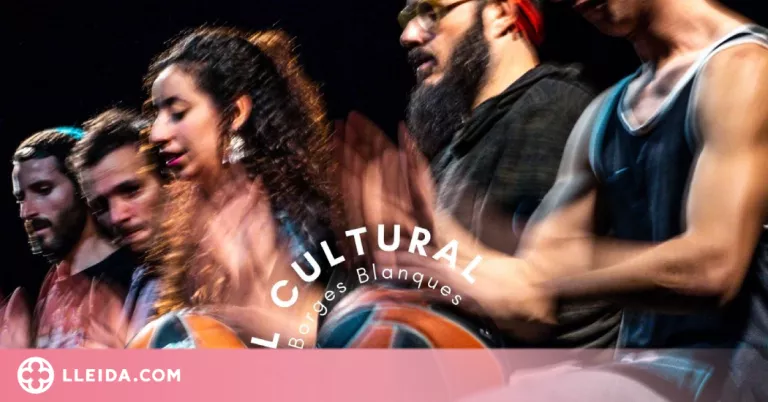 Un espectacle musical fet amb pilotes de bàsquet com a proposta cultural a Les Borges Blanques