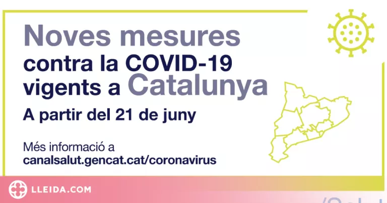 ℹ️ Noves restriccions contra la covid-19 a partir del 21 de juny a Catalunya