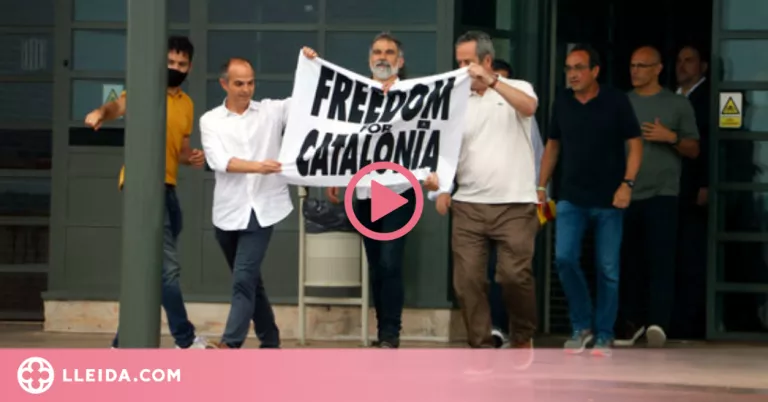 ⏯️ Surten de les presons els nou líders independentistes després de la concessió dels indults