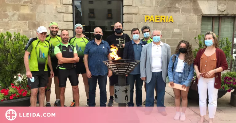 Cervera torna a rebre la Flama del Canigó