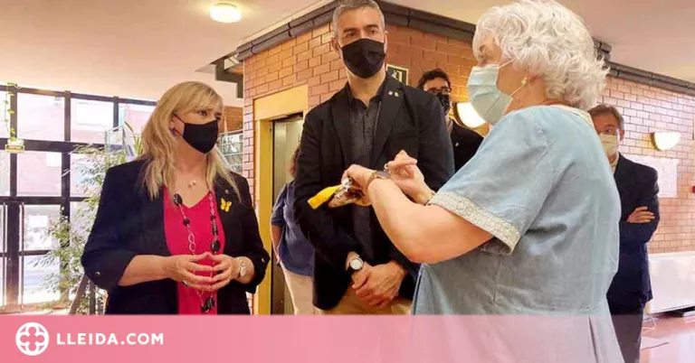 La consellera de Drets Socials, Violant Cervera, visita Lleida