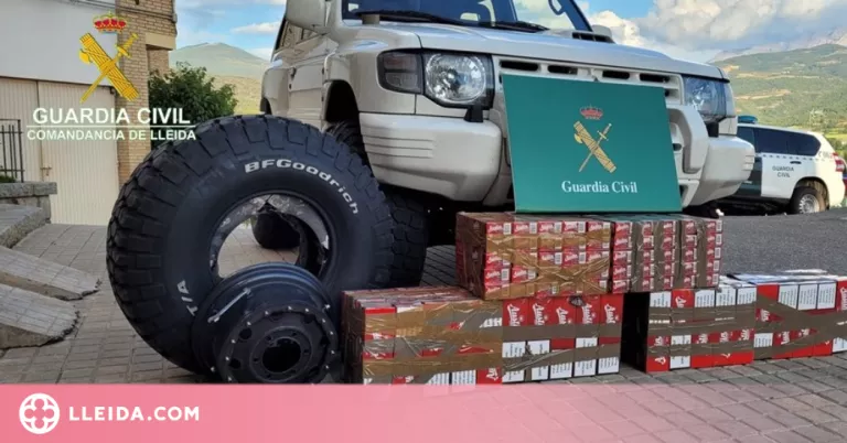 Enxampat amb 1.500 paquets de tabac a la duana de la Farga de Moles