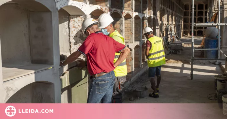La primera fase de la construcció de nous nínxols estarà enllestida abans de finals d'any