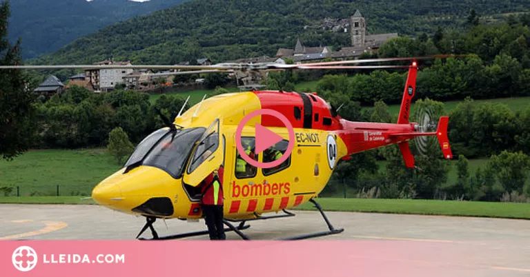 ⏯️ L'helicòpter de rescat amb base a Tírvia ha fet uns 260 serveis al Pirineu des de l'1 de juliol