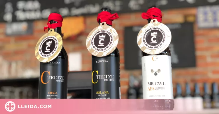 Una fàbrica de cerveses del Pirineu, guardonada amb medalles estatals d'or i plata