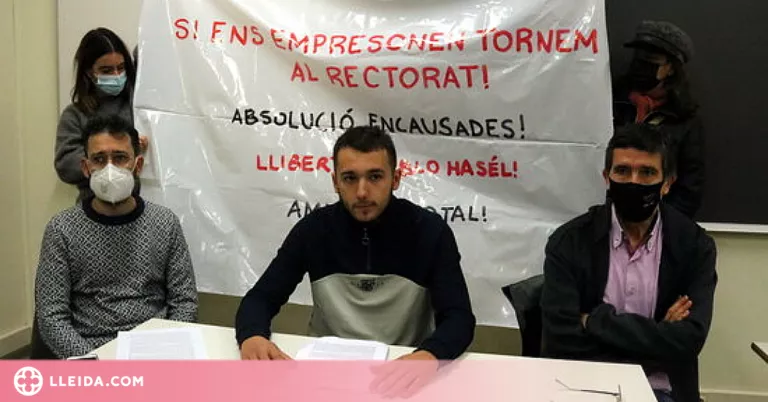 Vuit persones declararan per participar en la tancada a la UdL per evitar la detenció de Pablo Hasel