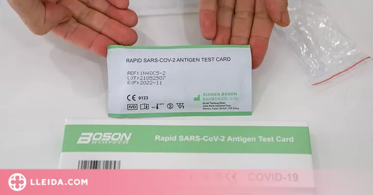 Les residències oferiran tests d'antígens a les persones que no tinguin certificat covid