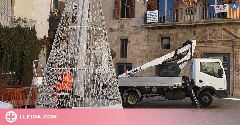 Tàrrega encendrà l’enllumenat de Nadal aquest dissabte