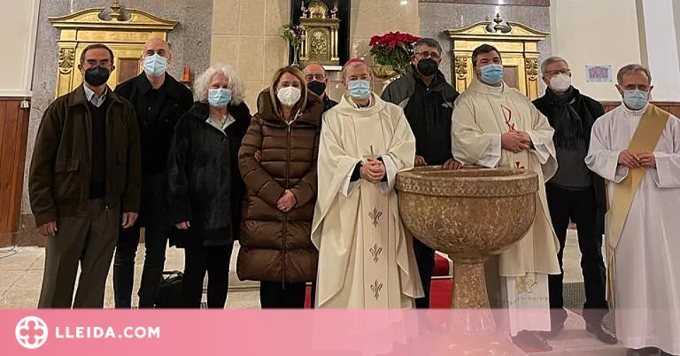 Aitona inaugura el nou altar major de l'església de Sant Antolí