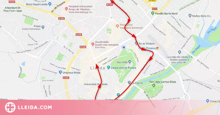 Restriccions de trànsit a Lleida amb motiu de la celebració de Sant Antoni Abat