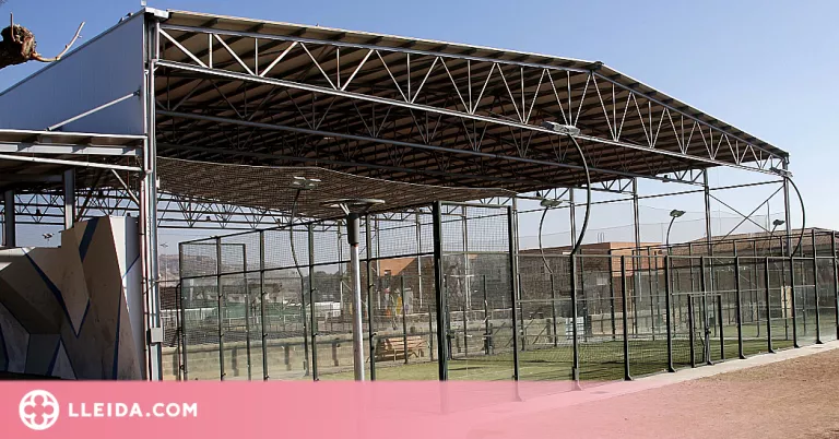 Alpicat aprova el projecte de cobriment de les pistes de pàdel