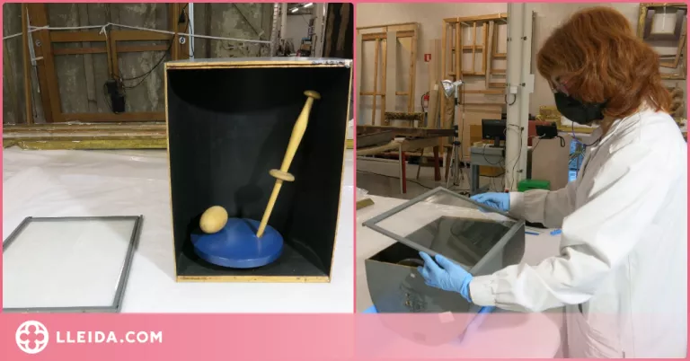 L'obra Nit de lluna torna al Museu Jaume Morera després de ser restaurada