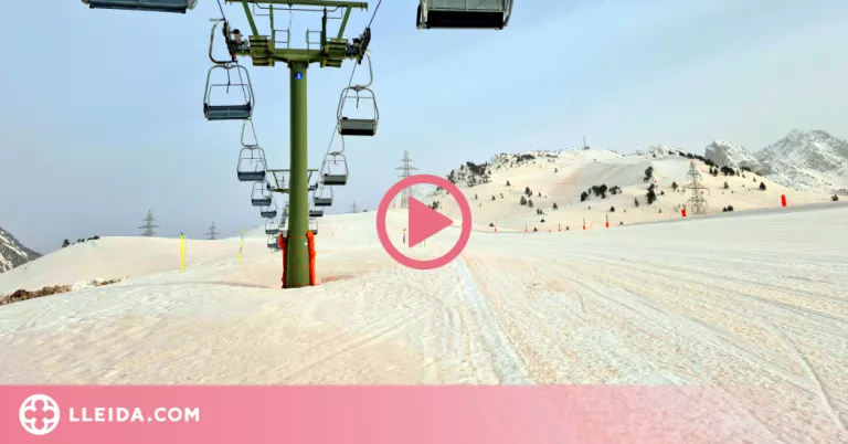 ⏯️ La pols sahariana comença a tenyir de marró la neu del Pirineu