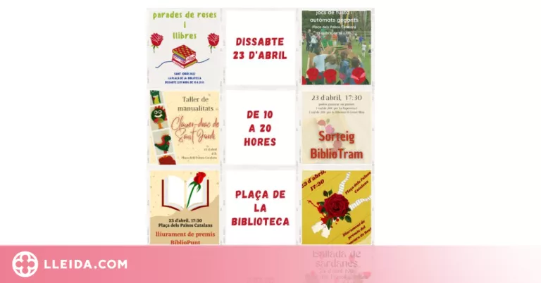 Alpicat celebrarà Sant Jordi en conjunt amb el 32è aniversari de la biblioteca