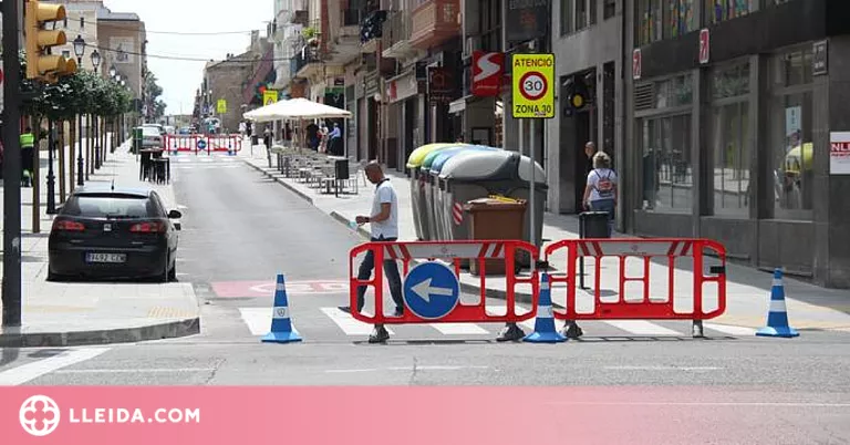 Talls de trànsit a Lleida amb motiu de la Processó de la Mare de Déu dels Dolors