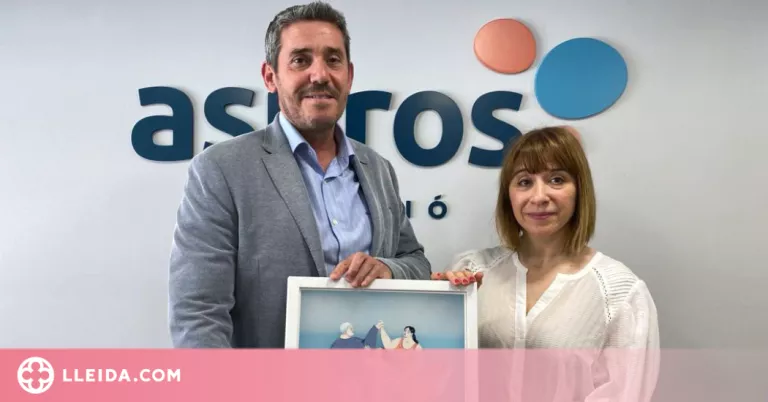 Aspros commemora el seu aniversari amb una obra exclusiva de l'artista lleidatana Sonia Alins