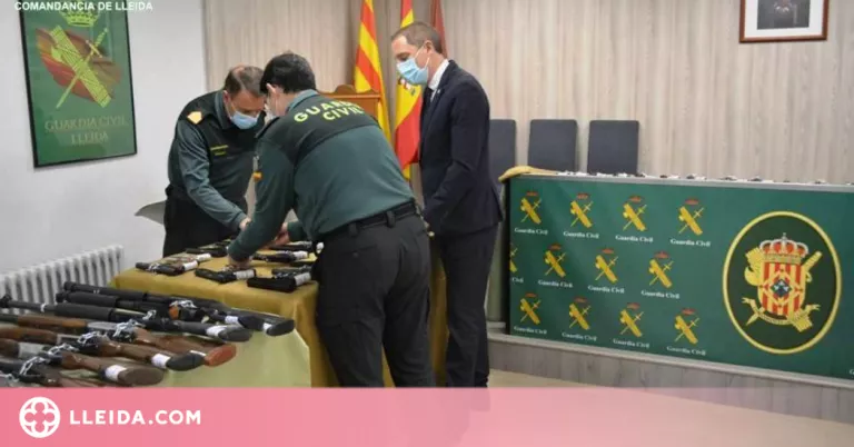 Subhasten a Lleida prop de 300 armes de foc