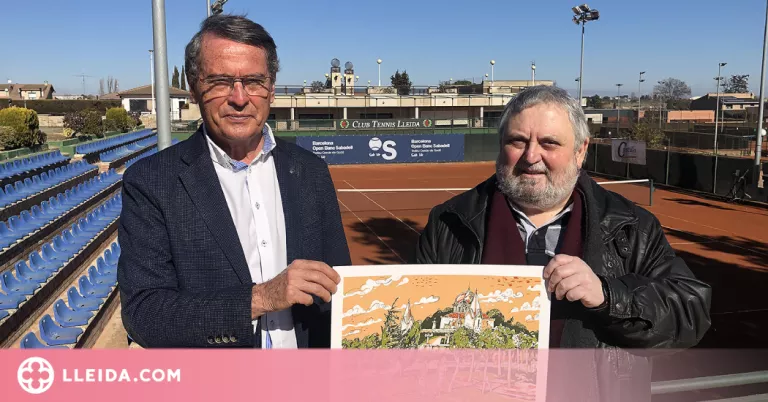 L'artista Xema Solé Solá present al centenari del Club Tennis Lleida