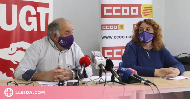 Els sindicats reclamen "coherència" a l'hora de tramitar la reforma de les pensions