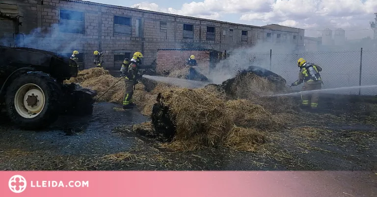Els bombers extingeixen un incendi a Isona i Conca Dellà