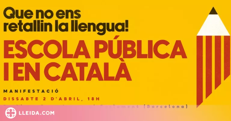 Sindicats, estudiants i famílies convoquen una manifestació contra el pacte de política lingüística