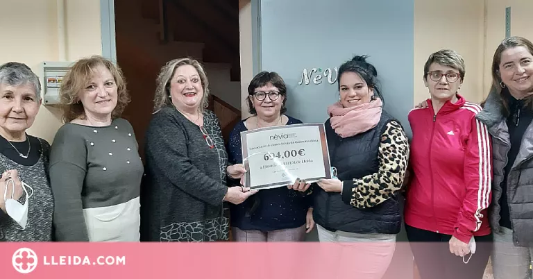 L'Associació de Dones de Guissona dona 694 € a l'Associació REFEM Lleida