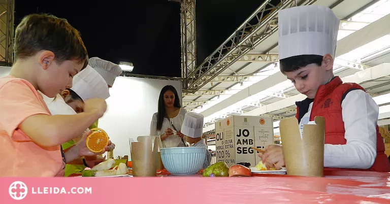 Dos-cents infants es familiaritzen amb la bioeconomia a la Fira de Sant Miquel