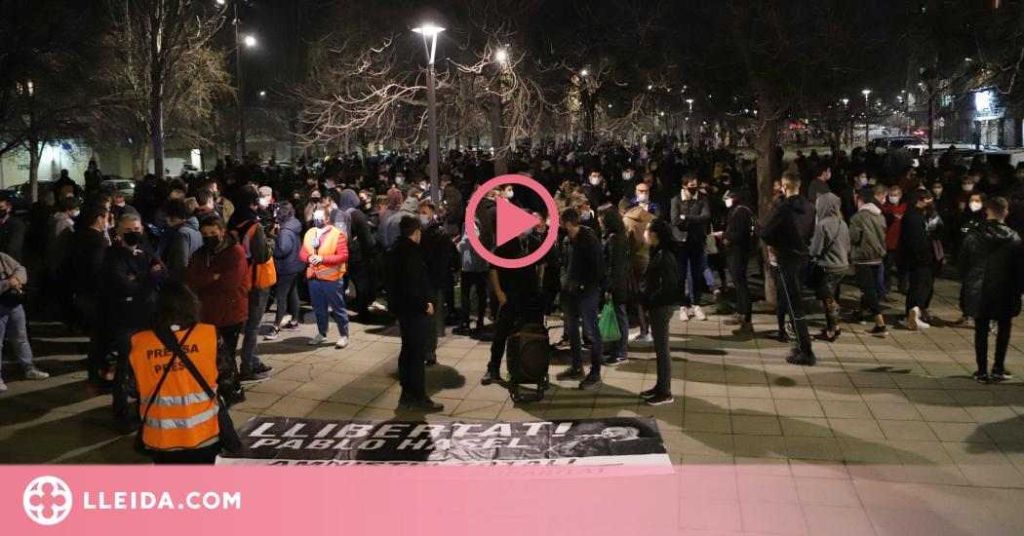 ⏯️ Prop de mig miler de persones demanen la llibertat de Pablo Hasél