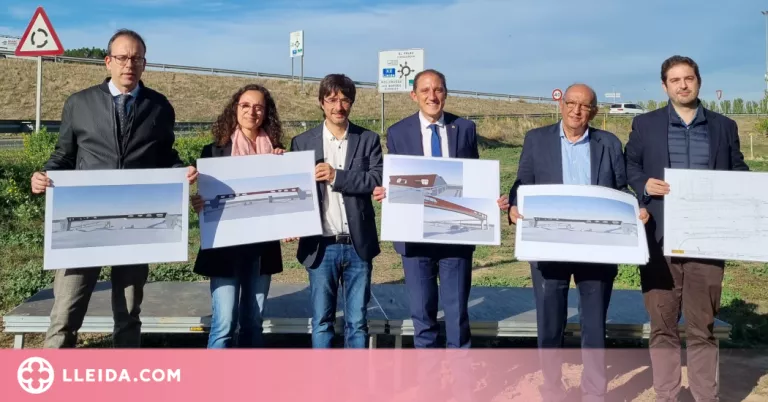 Una passarel·la de vianants sobre l'A-2 unirà el Palau d'Anglesola i Mollerussa