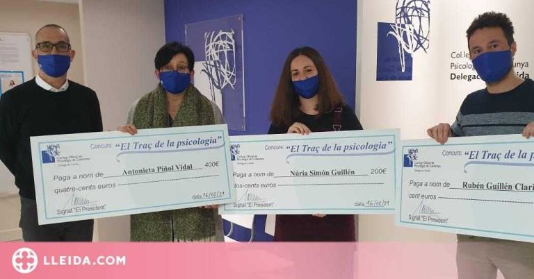 El COPC de Lleida entrega els premis 'El traç de la psicologia'