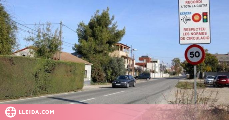 Enxampat conduint a 119 km/h per dins de Lleida