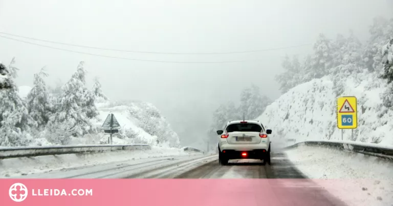 Alerta per vent fort arreu de Catalunya i una nevada que pot baixar als 600 metres al Pirineu