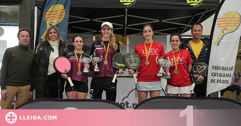 El Campionat de Catalunya universitari de pàdel disputat a Torrefarrera ja té campions