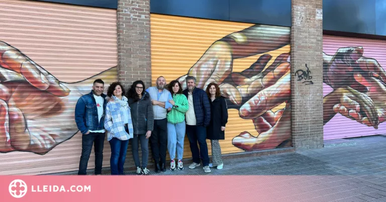 El nou local del Consell Comarcal del Segrià estrena mural de l'artista Lily Brick