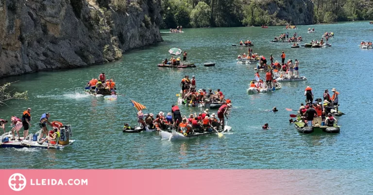 Balaguer suspèn la baixada de barques de la Transsegre per la sequera