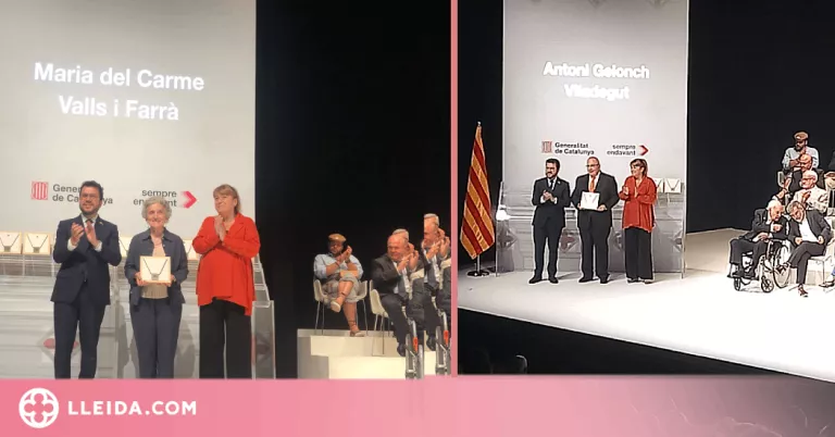 ⏯️ Els lleidatans Carme Valls i Antoni Gelonch, Creus de Sant Jordi 2023
