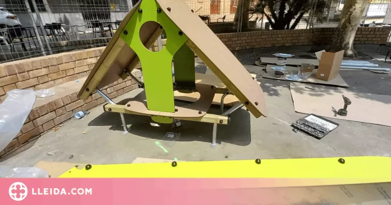 Bellpuig inverteix més de 27.000 euros en la renovació del parc infantil de la plaça Ramon Folch
