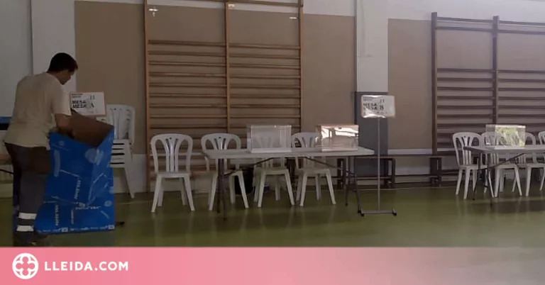 Lleida enllesteix el dispositiu dels col·legis electorals per a les eleccions generals del 23J