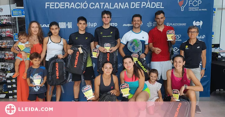 Els clubs Padelindoor Lleida, CT Cunit i CT Castellar del Vallès, finalitzen el Circuit Open HEAD