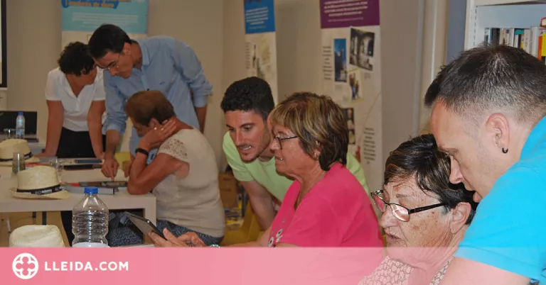Els més grans de Vinaixa s'atreveixen amb les noves tecnologies