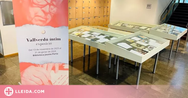 El Vallverdú més íntim, en una exposició a la Biblioteca Jaume Porta de Lleida