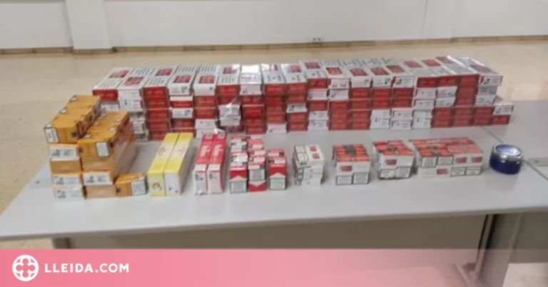 Enxampen un jove amb més d'un miler de paquets de tabac a la duana a l'Alt Urgell