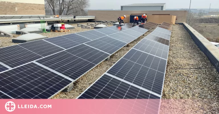 Tàrrega instal·la plaques solars a l’escola Àngel Guimerà per autoabastir-se d’energia