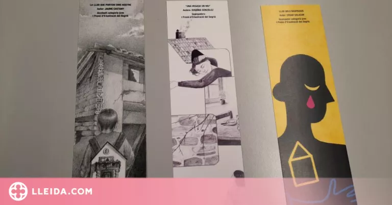 Punts de llibre il·lustrats i amb poemes a les llibreries, equipaments i biblioteques del Segrià