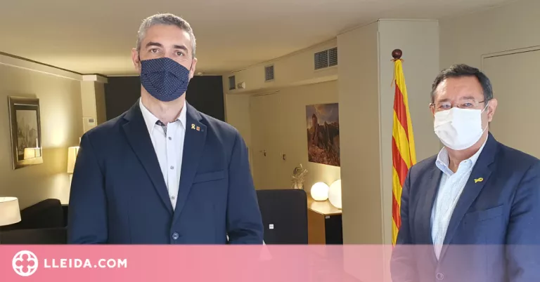 Bernat Solé i Ramon Farré formalitzen el relleu al capdavant de la Delegació del Govern a Lleida